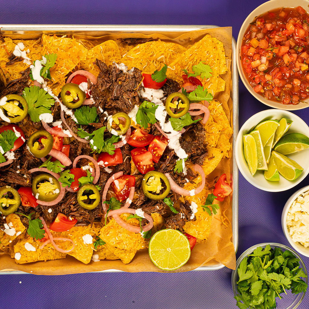 Soda Braised Nachos