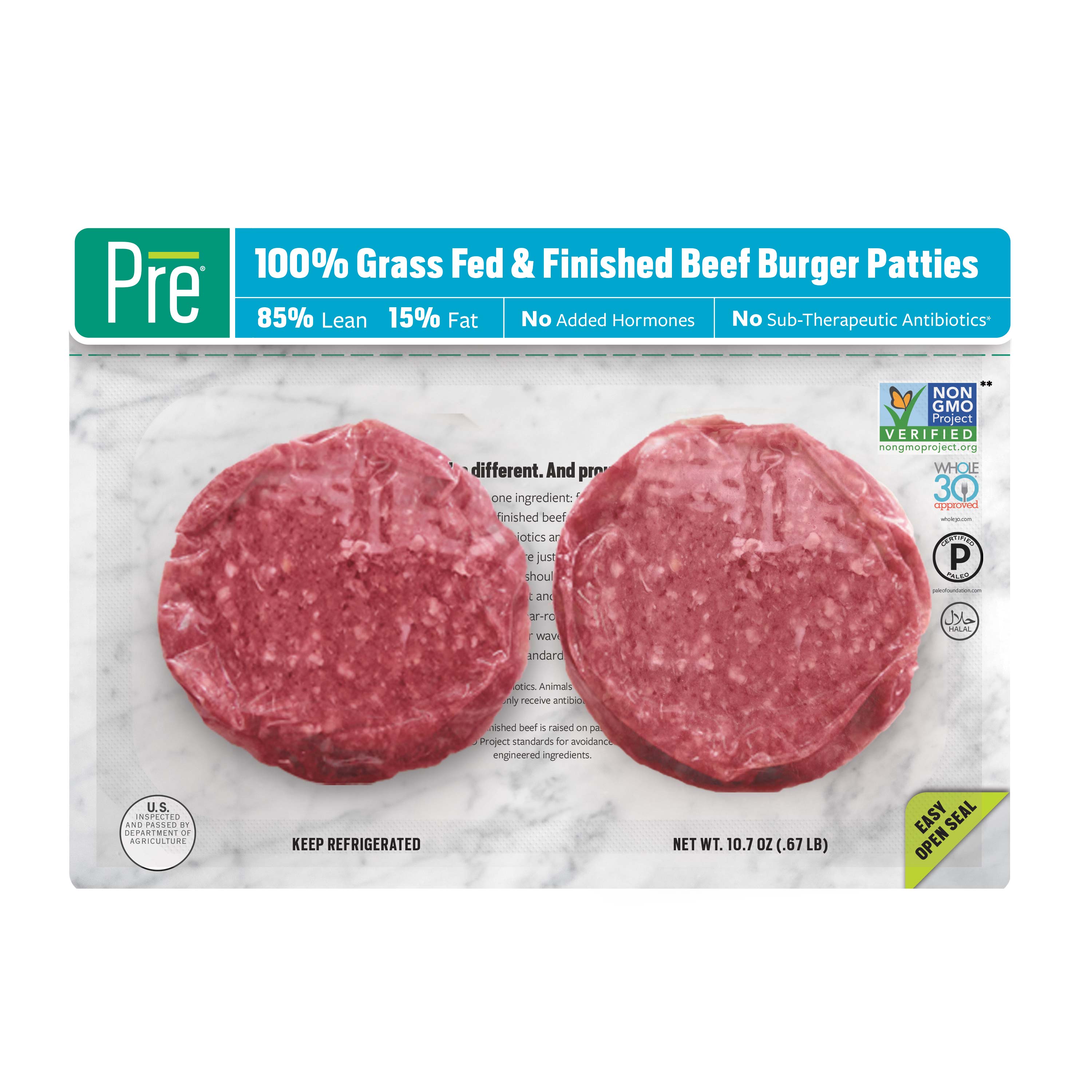 Grass Fed Hamburger Meat - All Natural Ground Beef - Pre